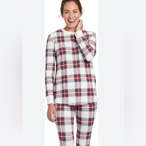 Thermal pajama set womans large